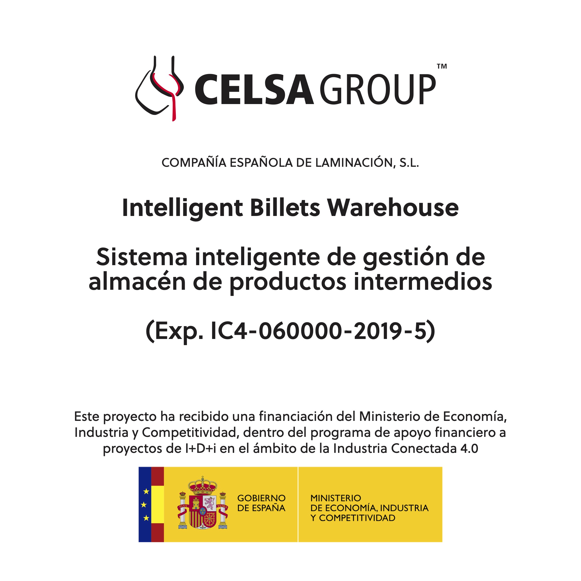 Sistema inteligente de gestión de almacén de productos intermedios